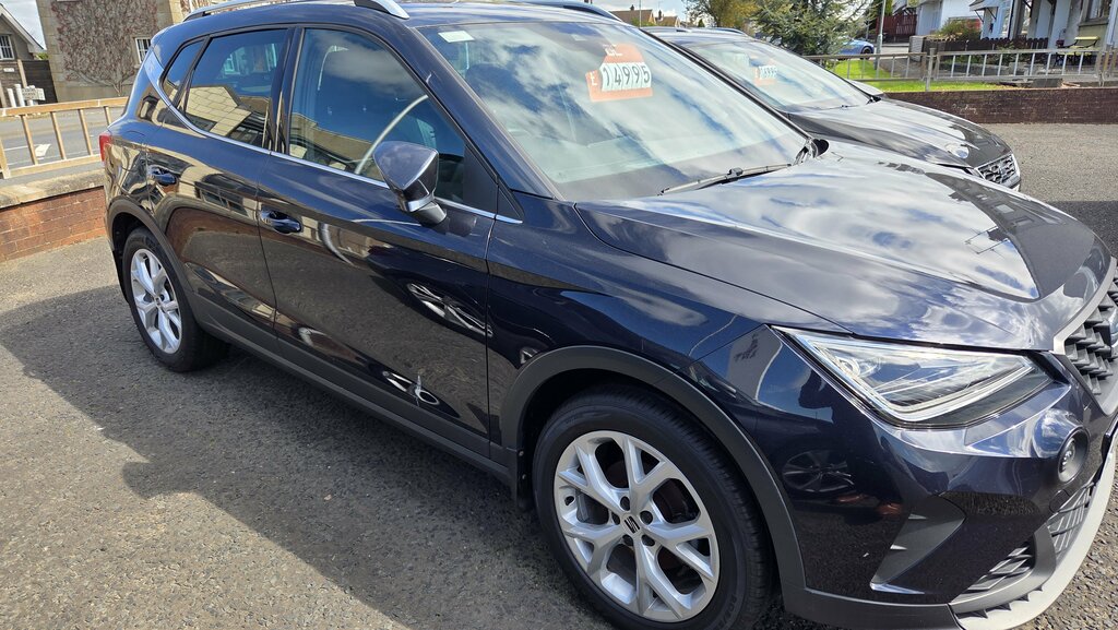 Seat Arona 2022 Seat Arona 1.0 Ecotsi Fr RXZ3364 Blue #2