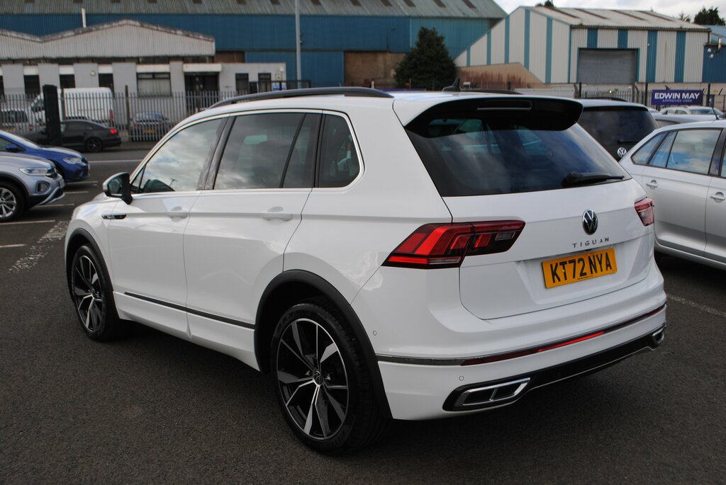 Volkswagen Tiguan 2023 Volkswagen Tiguan 2.0 R-line Tdi Dsg Pano Sun KT72NYA White #6