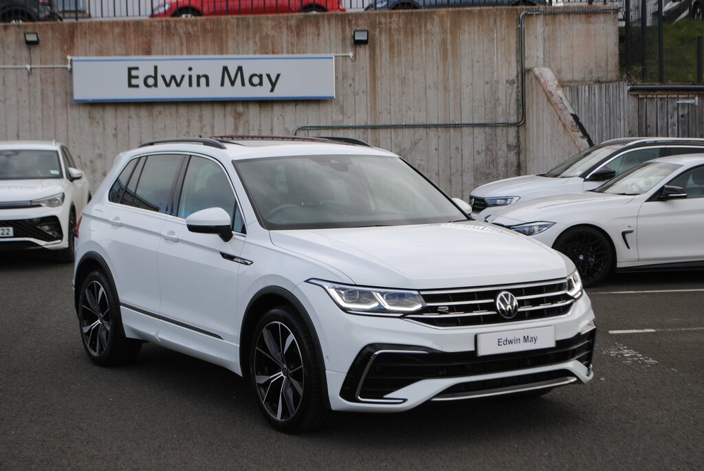 Volkswagen Tiguan 2023 Volkswagen Tiguan 2.0 R-line Tdi Dsg Pano Sun White