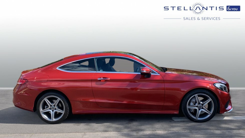 Mercedes-Benz C Class 2.1 C250d Amg Line Premium Plus Coupe KT17VWR Red #2