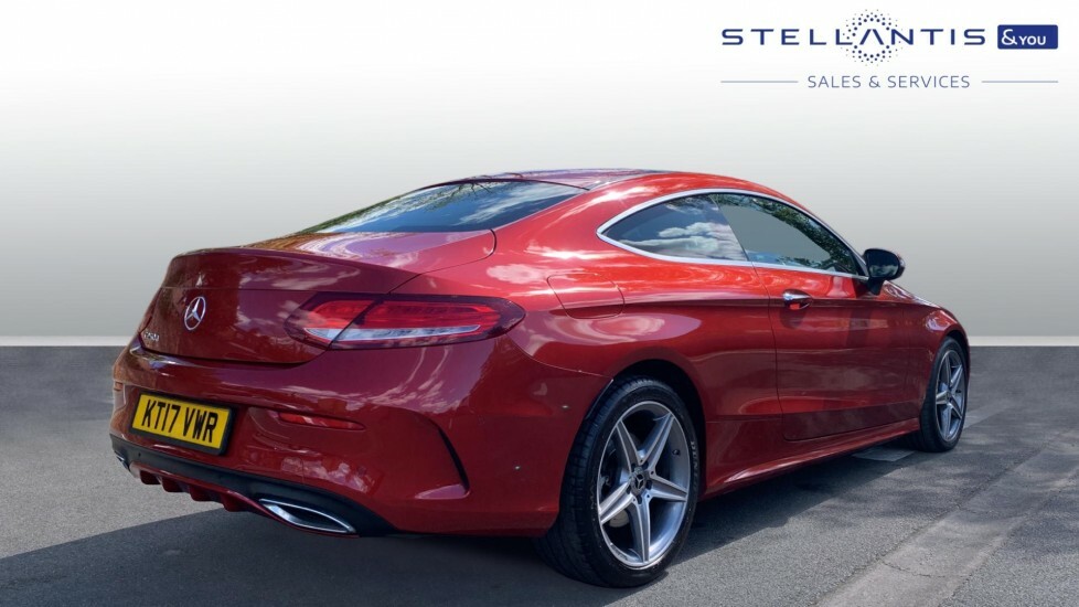 Mercedes-Benz C Class 2.1 C250d Amg Line Premium Plus Coupe KT17VWR Red #3