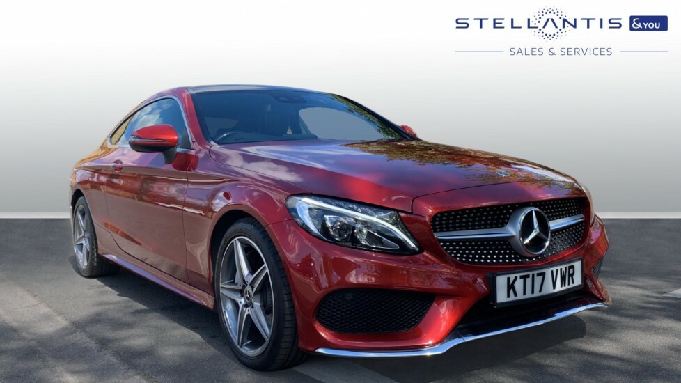 Mercedes-Benz C Class 2.1 C250d Amg Line Premium Plus Coupe Red