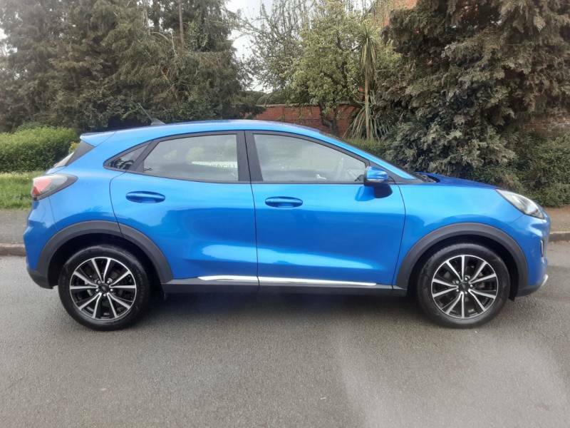 Ford Puma 1.0 Ecoboost Hybrid Mhev Titanium - 2023 73 EY73HRJ Blue #3