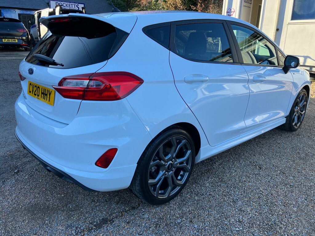 Ford Fiesta 1.0 St-line. Sporty 1St Car. White. 5Dr. Low Mi CV20HHY White #3