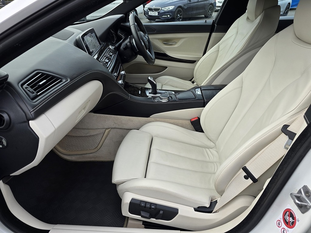 BMW 6 Series Gran Coupe 640D M Sport White #4