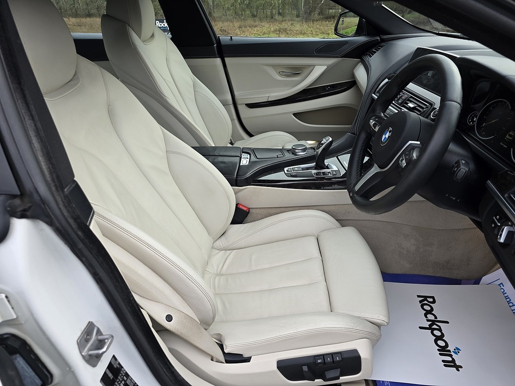 BMW 6 Series Gran Coupe 640D M Sport White #3