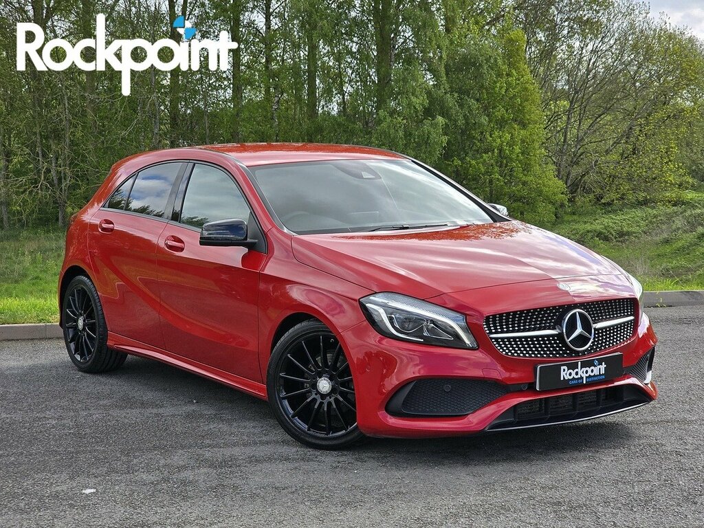 Mercedes-Benz A Class A200d Amg Line Red