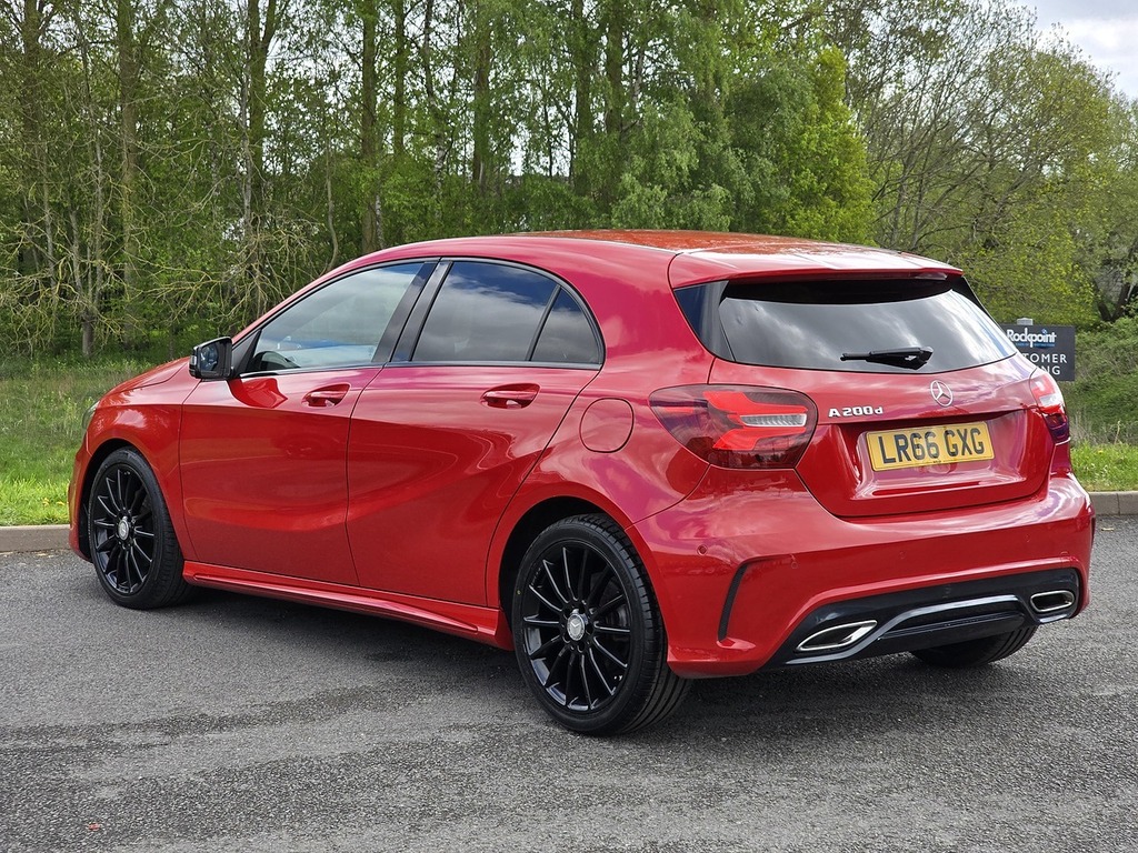 Mercedes-Benz A Class A200d Amg Line LR66GXG Red #2