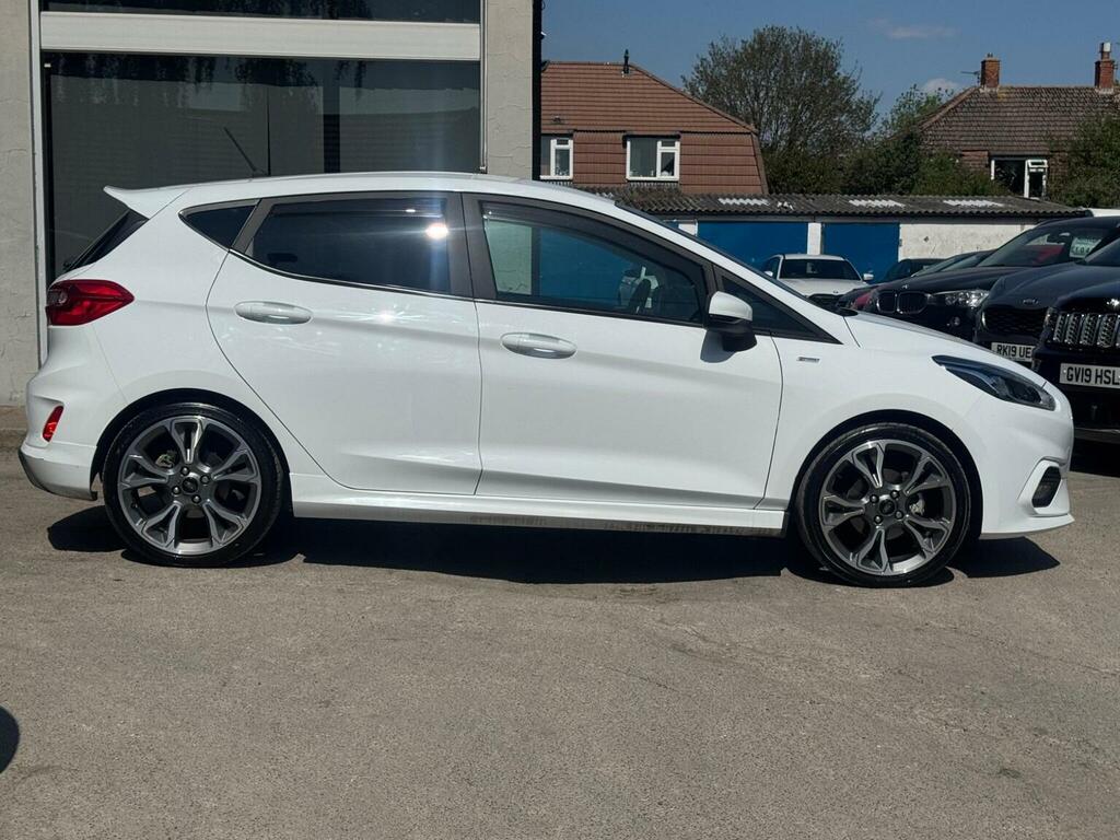 Ford Fiesta 1.0T Ecoboost St-line Euro 6 Ss RJ69DYW White #2