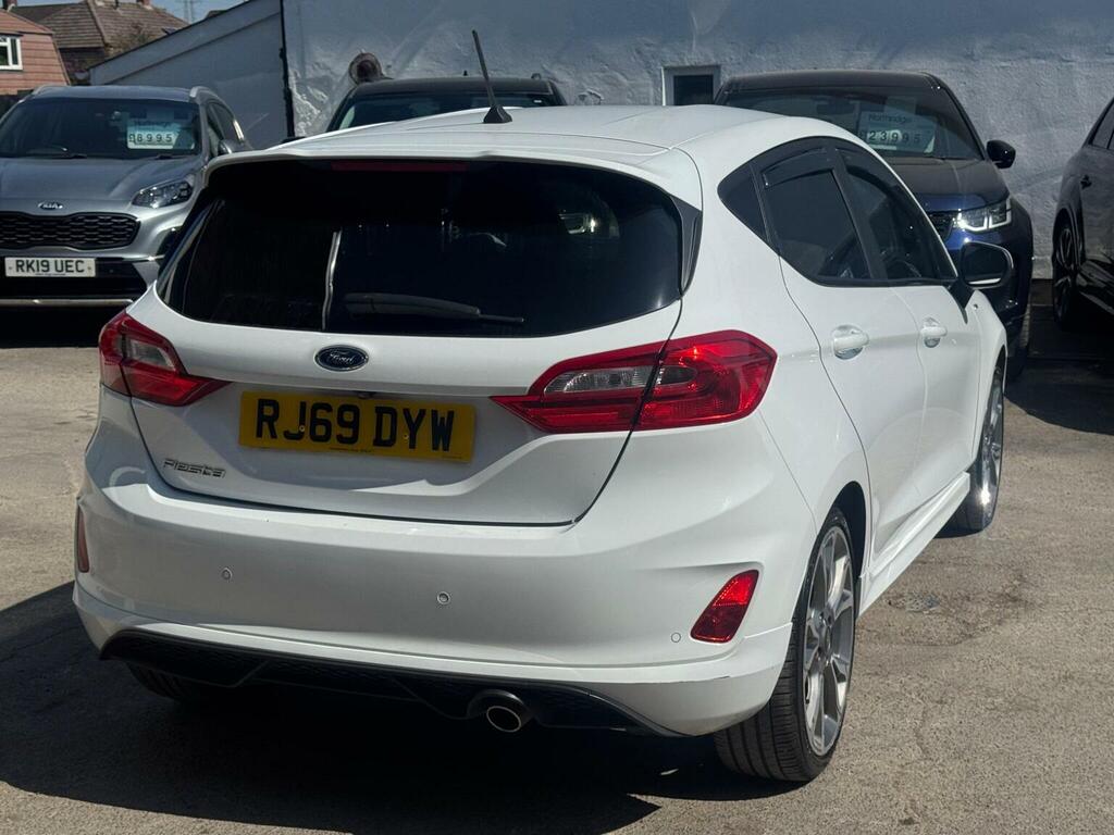 Ford Fiesta 1.0T Ecoboost St-line Euro 6 Ss RJ69DYW White #6