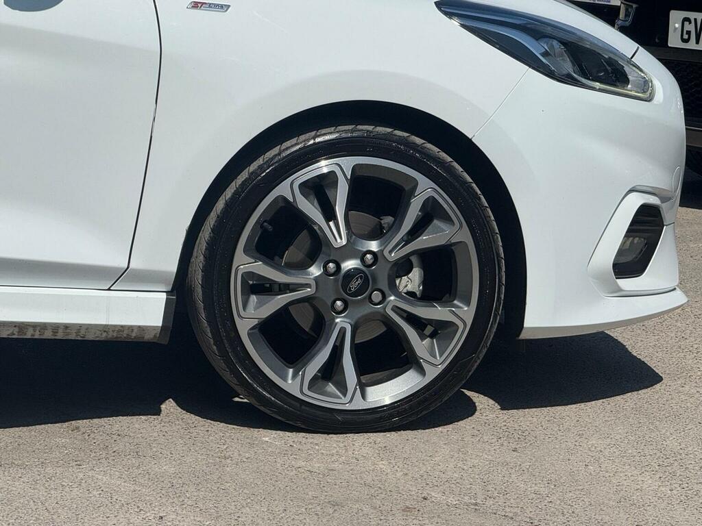 Ford Fiesta 1.0T Ecoboost St-line Euro 6 Ss RJ69DYW White #5
