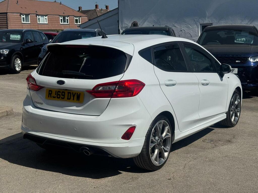 Ford Fiesta 1.0T Ecoboost St-line Euro 6 Ss RJ69DYW White #3