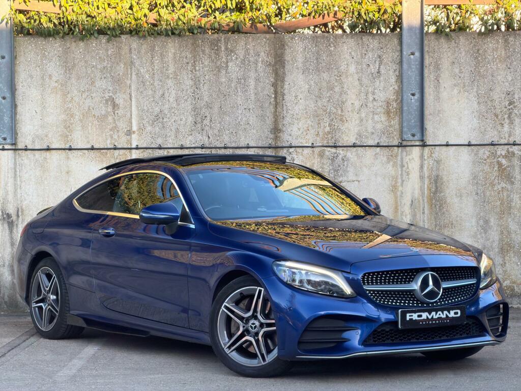 Mercedes-Benz C Class 2.0 C300 Amg Line Premium Plus G-tronic Euro 6 Blue