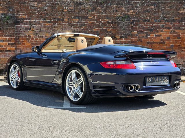 Porsche 911 3.6 997 Turbo Cabriolet Tiptronic S Awd VJ57TOR Blue #3