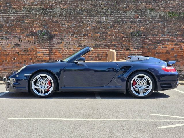 Porsche 911 3.6 997 Turbo Cabriolet Tiptronic S Awd VJ57TOR Blue #2