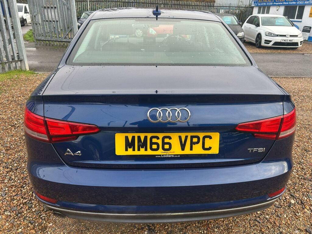 Audi A4 1.4 Tfsi Sport Euro 6 Ss MM66VPC Blue #6