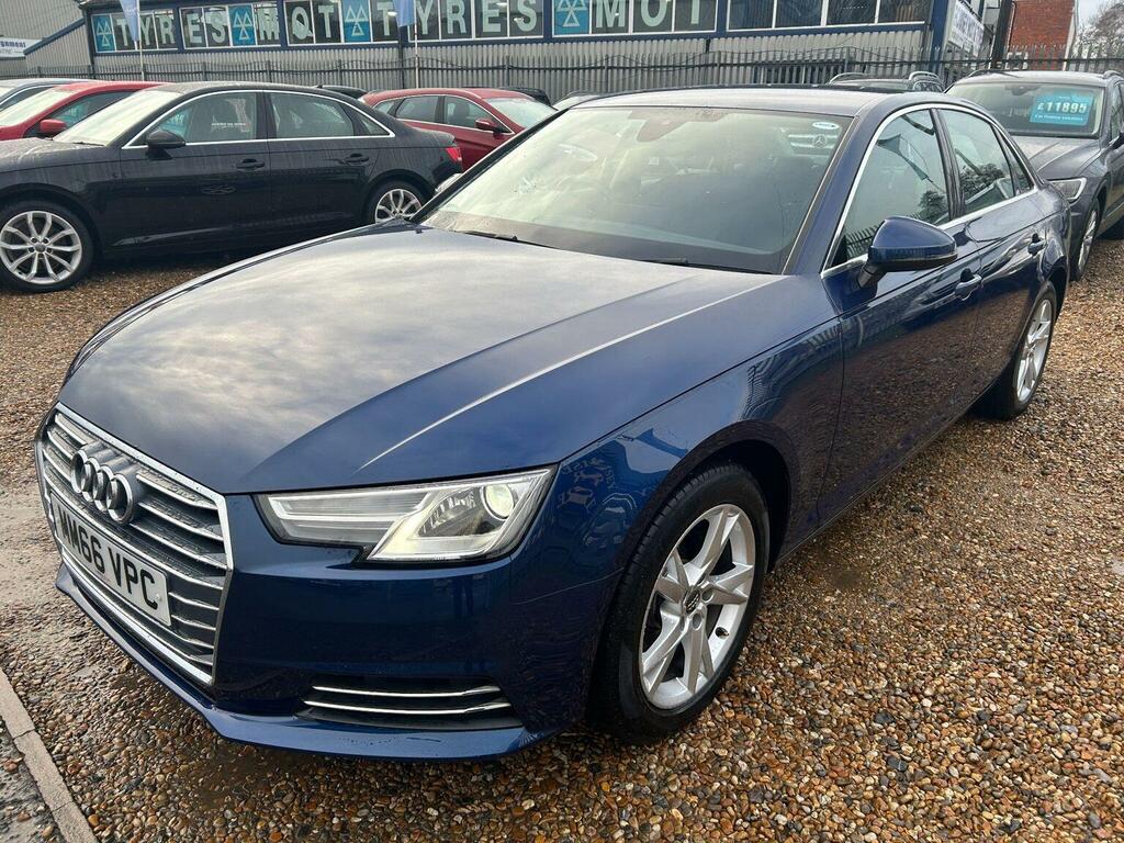 Audi A4 1.4 Tfsi Sport Euro 6 Ss MM66VPC Blue #3