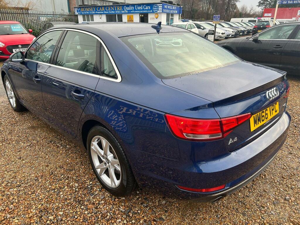 Audi A4 1.4 Tfsi Sport Euro 6 Ss MM66VPC Blue #5