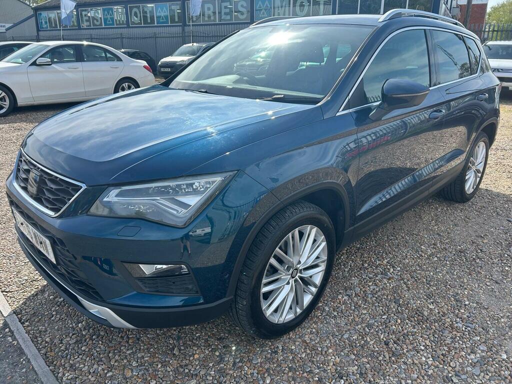 Seat Ateca 2.0 Tdi Xcellence Dsg 4Drive Euro 6 Ss GV66WNW Blue #3