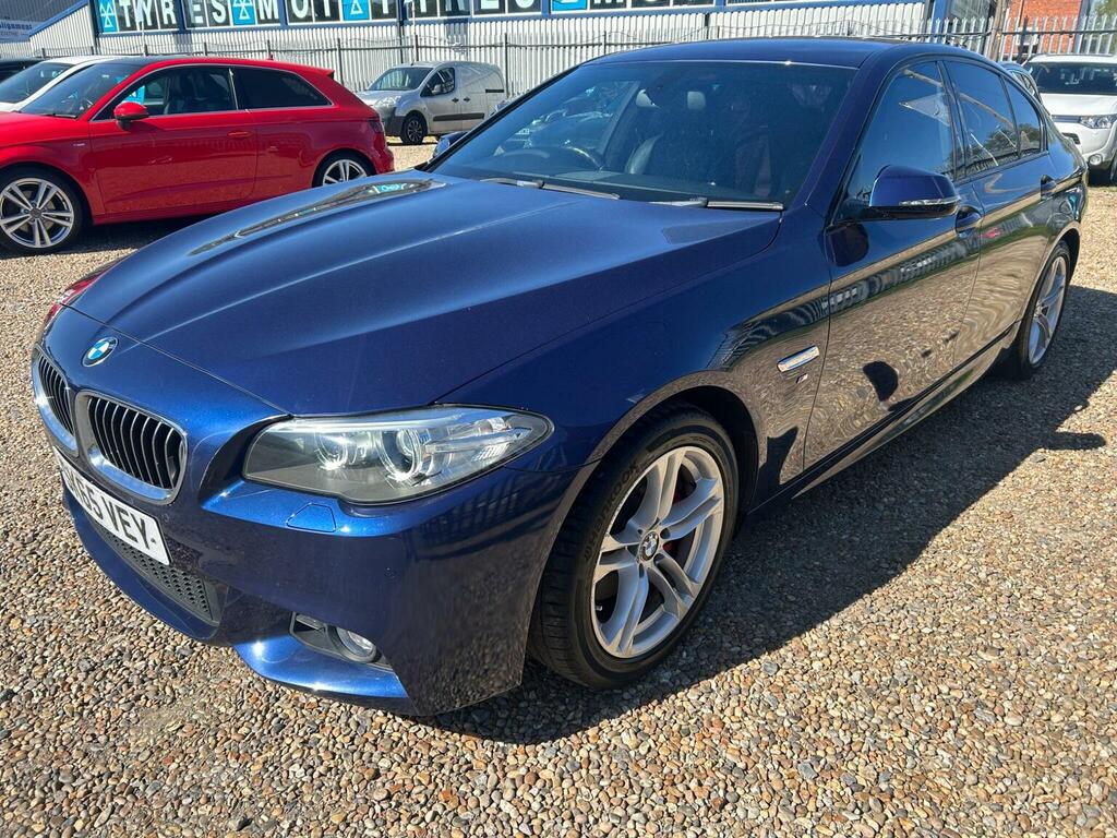 BMW 5 Series 2.0 520D M Sport Euro 6 Ss SK65VEY Blue #3