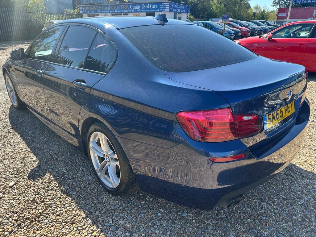 BMW 5 Series 2.0 520D M Sport Euro 6 Ss SK65VEY Blue #5