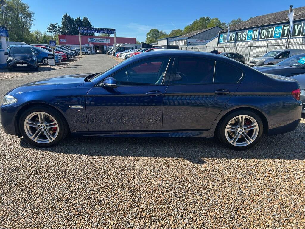 BMW 5 Series 2.0 520D M Sport Euro 6 Ss SK65VEY Blue #4