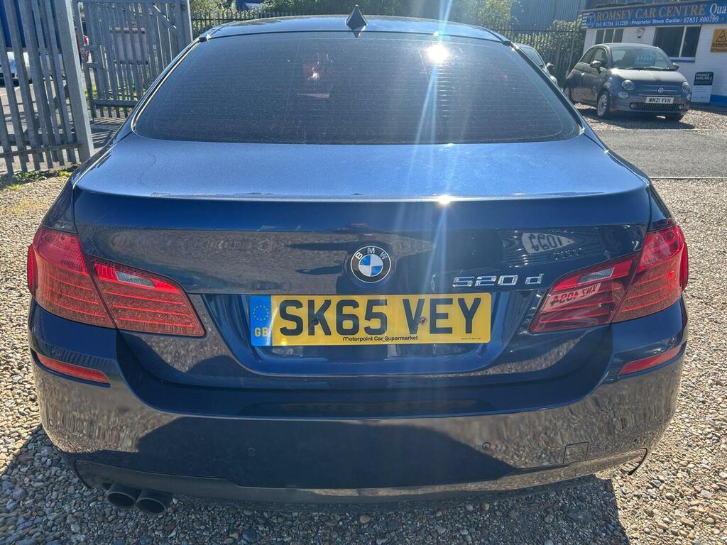 BMW 5 Series 2.0 520D M Sport Euro 6 Ss SK65VEY Blue #6