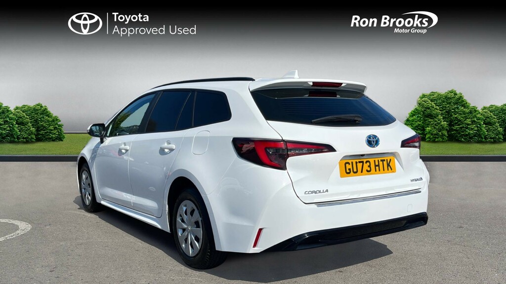 Toyota Corolla 1.8 Vvt-h Cvt Euro 6 Ss GU73HTK White #4