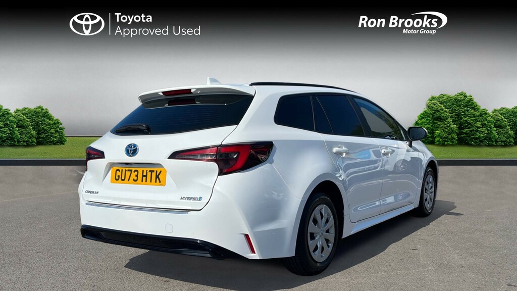 Toyota Corolla 1.8 Vvt-h Cvt Euro 6 Ss GU73HTK White #2