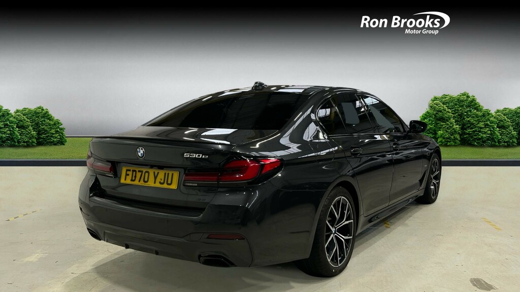 BMW 5 Series 2.0 530E 12Kwh M Sport Ste FD70YJU Grey #2