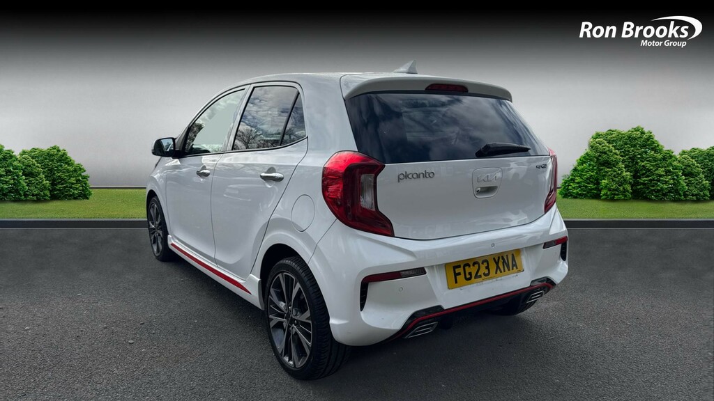 Kia Picanto 1.0 T-gdi Gt-line S Euro 6 FG23XNA White #4