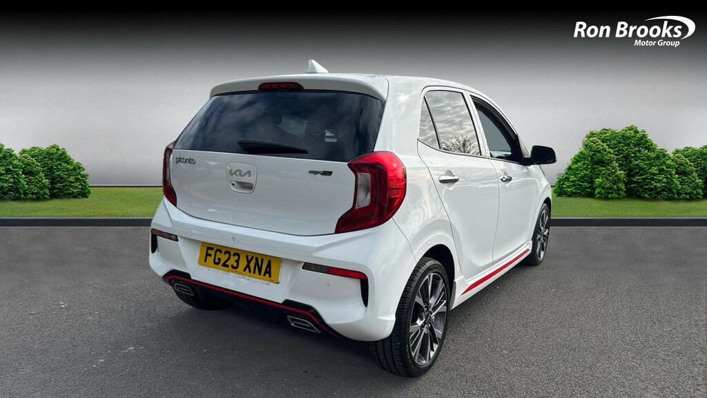Kia Picanto 1.0 T-gdi Gt-line S Euro 6 FG23XNA White #2