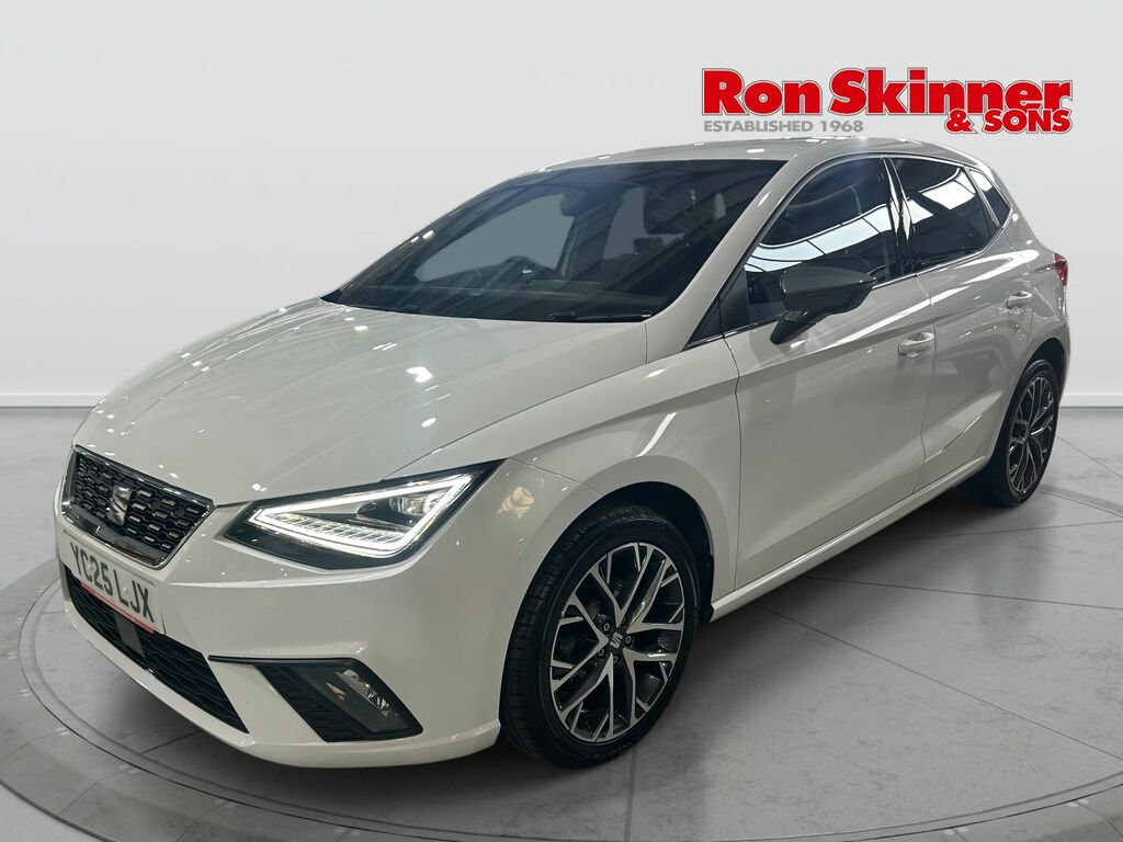 Seat Ibiza 1.0 Tsi Xcellence Hatchback Dsg Euro 6 YC25LJX White #2