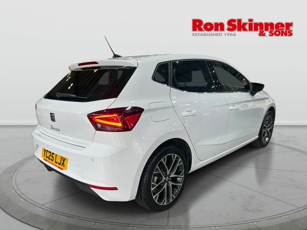 Seat Ibiza 1.0 Tsi Xcellence Hatchback Dsg Euro 6 YC25LJX White #4