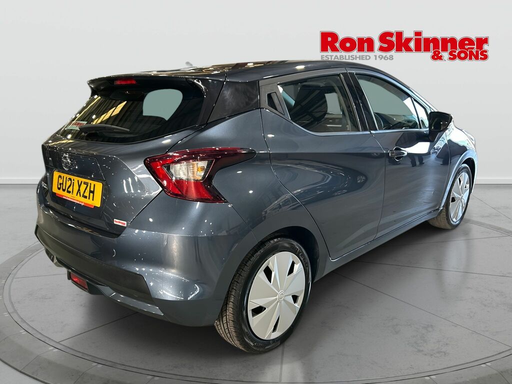 Nissan Micra 1.0 Ig-t Acenta Hatchback Euro 6 GU21XZH Grey #4