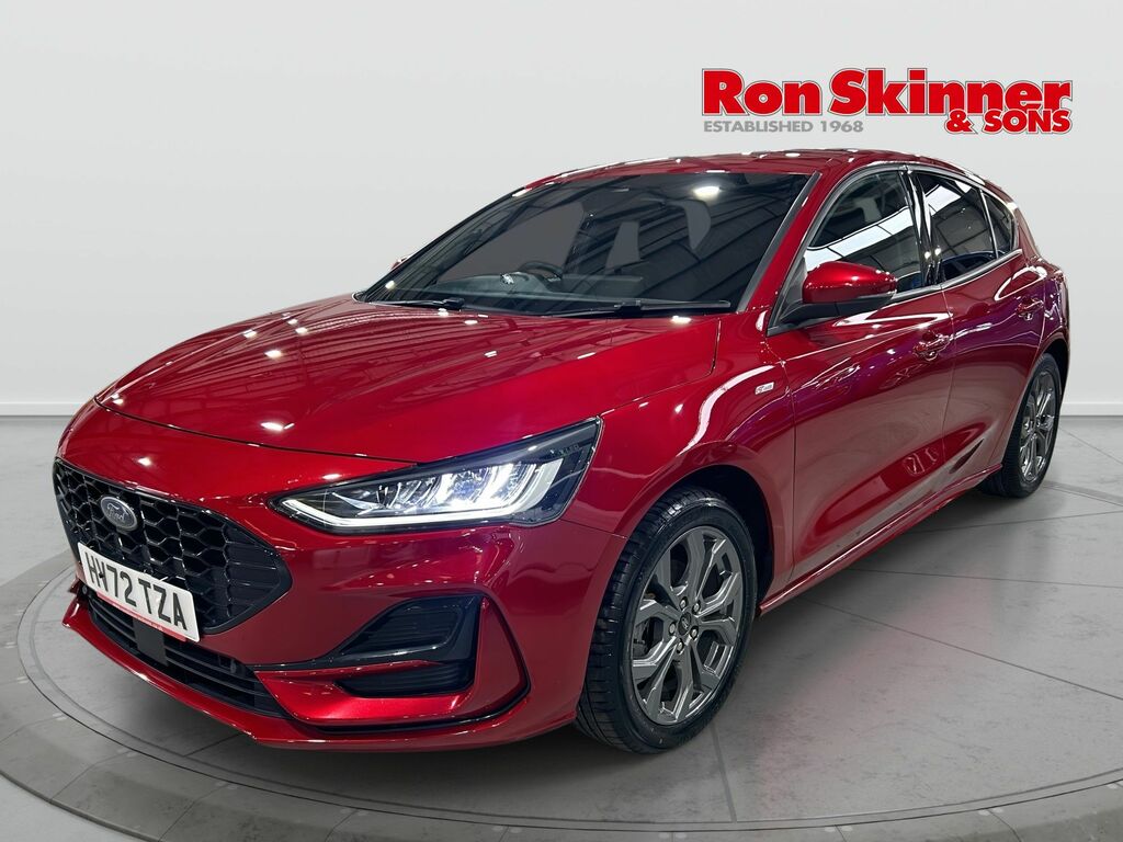 Ford Focus 1.0T Ecoboost Mhev St-line Edition Hatchback P HV72TZA Red #2