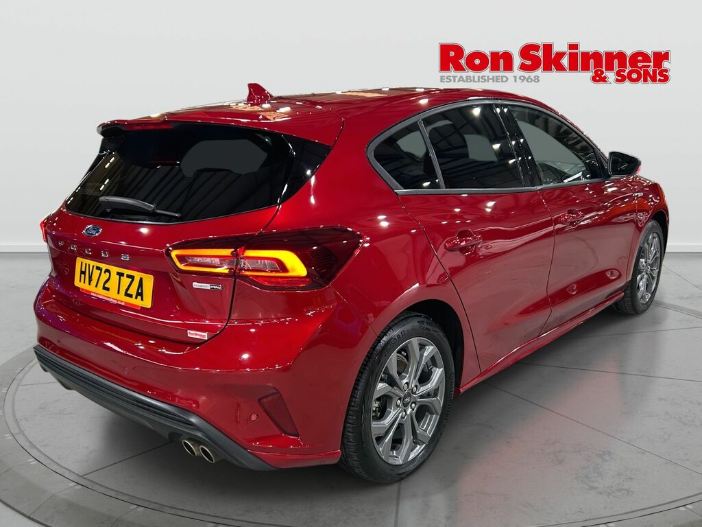 Ford Focus 1.0T Ecoboost Mhev St-line Edition Hatchback P HV72TZA Red #4