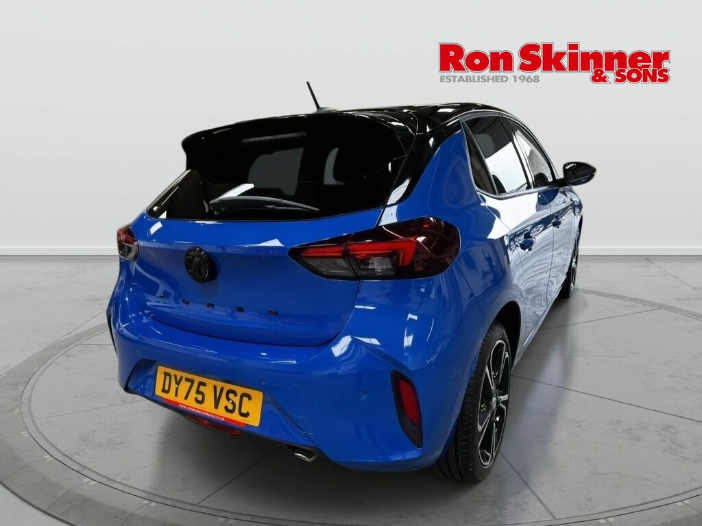 Vauxhall Corsa 1.2 Turbo Gs Hatchback Euro 6 Ss DY75VSC Blue #4