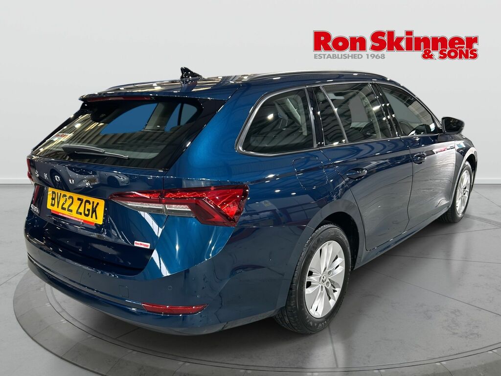 Skoda Octavia 2.0 Tdi Se Estate Euro 6 Ss Blue #4