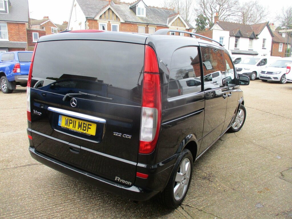 Mercedes-Benz Vito 3.0 122 Cdi Blueefficiency Dualiner L1 WP11MBF Black #4