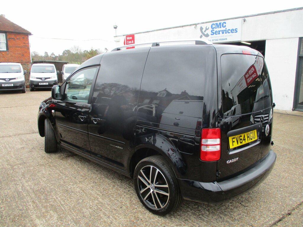 Volkswagen Caddy 1.6 Tdi Bluemotion Tech C20 Black Edition L1 H1 FV64HGU Black #2