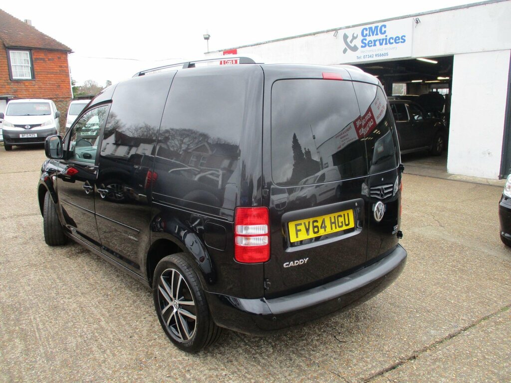 Volkswagen Caddy 1.6 Tdi Bluemotion Tech C20 Black Edition L1 H1 FV64HGU Black #3