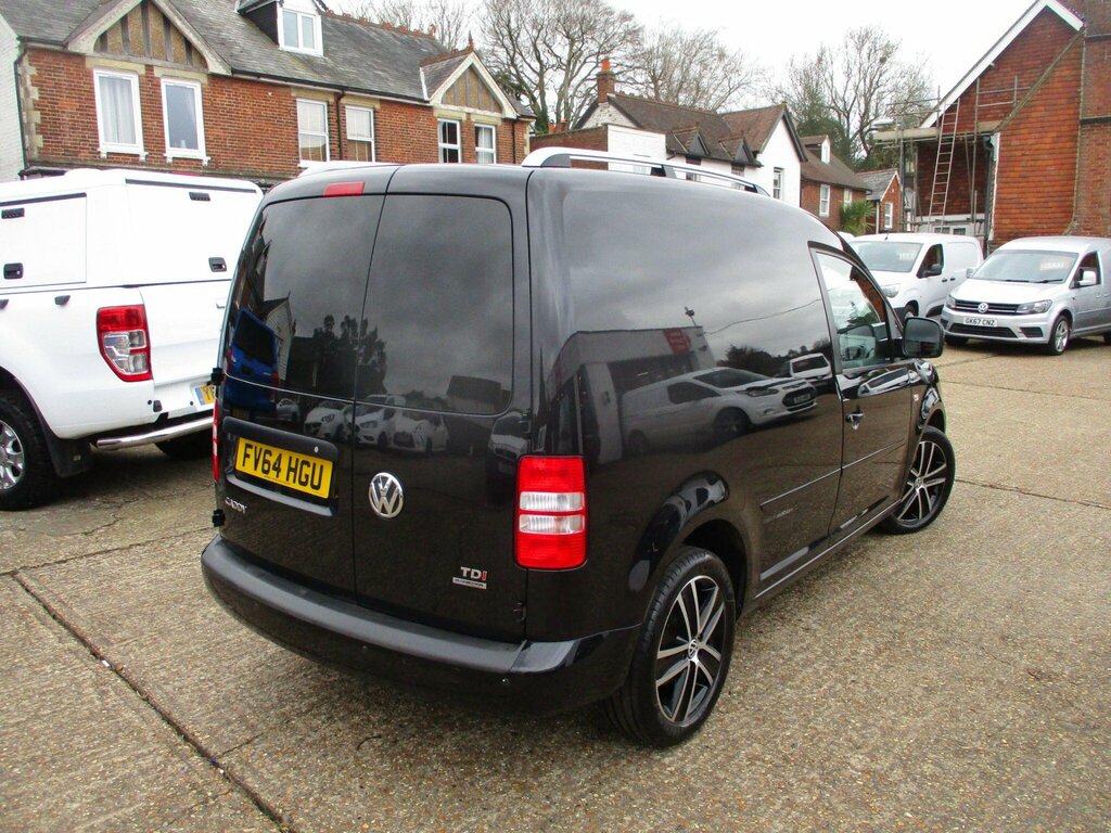 Volkswagen Caddy 1.6 Tdi Bluemotion Tech C20 Black Edition L1 H1 FV64HGU Black #5