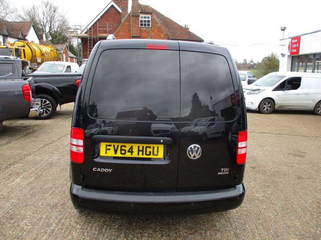 Volkswagen Caddy 1.6 Tdi Bluemotion Tech C20 Black Edition L1 H1 FV64HGU Black #4