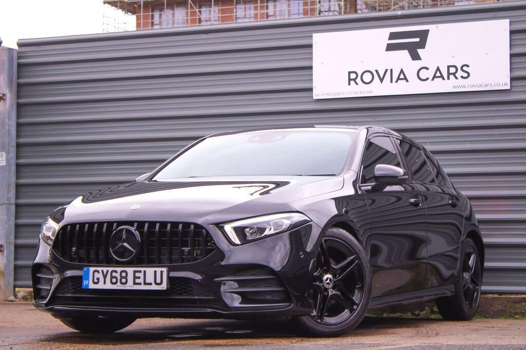 Mercedes-Benz A Class Hatchback 1.5 A180d Amg Line Premium 7G-dct Euro GY68ELU Black #3