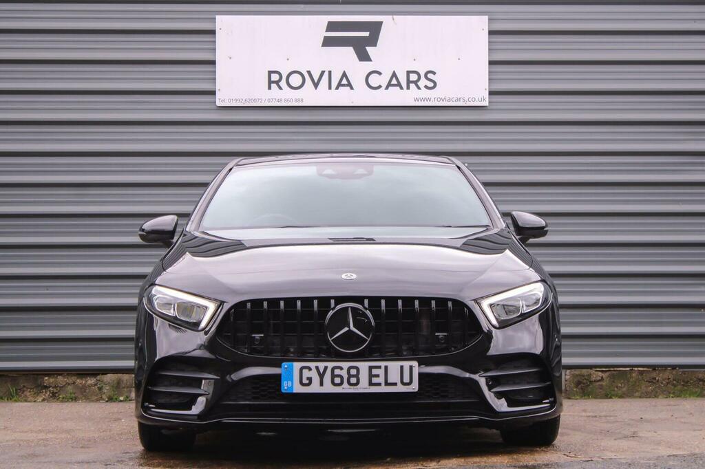 Mercedes-Benz A Class Hatchback 1.5 A180d Amg Line Premium 7G-dct Euro GY68ELU Black #2