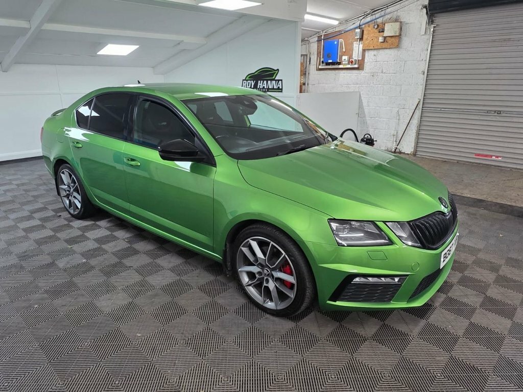 Skoda Octavia 2.0 Tdi Vrs Hatchback Euro 6 S BG67XBB Green #4