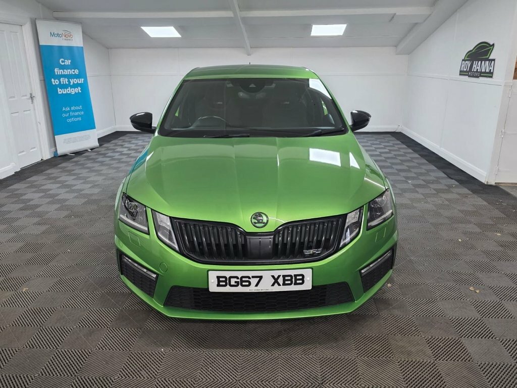 Skoda Octavia 2.0 Tdi Vrs Hatchback Euro 6 S BG67XBB Green #3