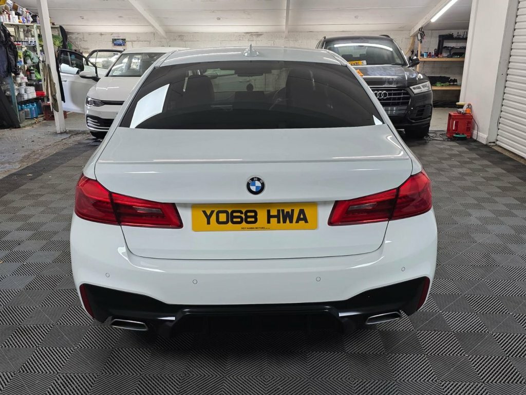 BMW 5 Series 2.0 520D M Sport Saloon Euro 6 S YO68HWA White #4