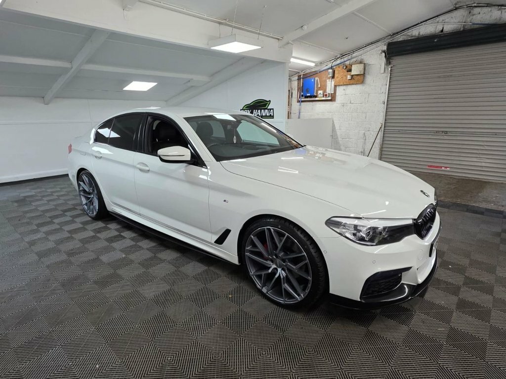 BMW 5 Series 2.0 520D M Sport Saloon Euro 6 S YO68HWA White #6